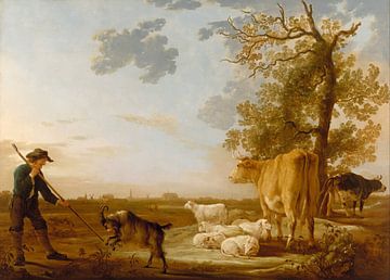 Albert Cuyp. Landscape with cattle