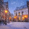 Leiden in de Winter van Martijn van der Nat