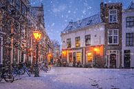 Leiden in de Winter van Martijn van der Nat thumbnail
