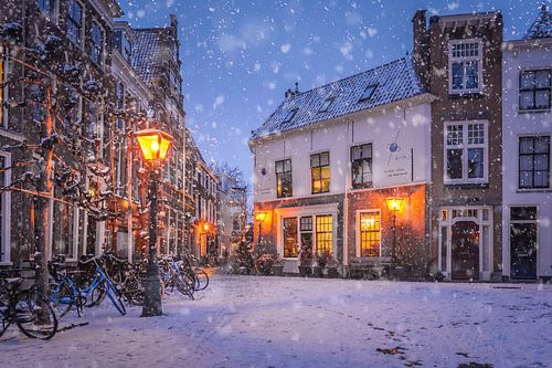 Leiden in de Winter