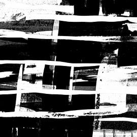 Streifen Schwarz Weiß 2 von Claudia Gründler