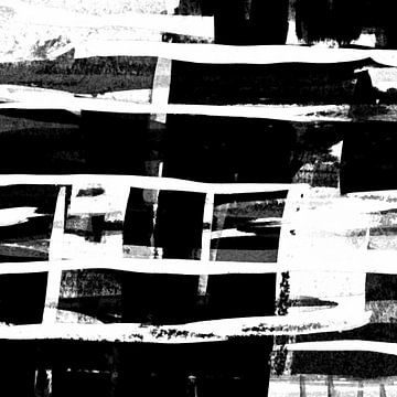 Streifen Schwarz Weiß 2 von Claudia Gründler