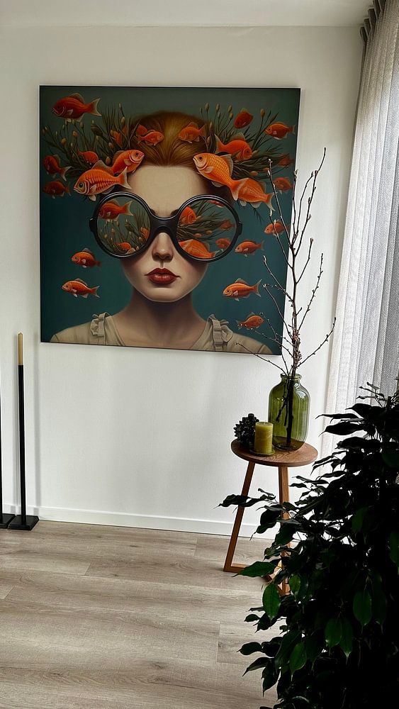 Plongeur d'or  par Mirjam Duizendstra 