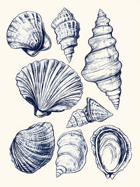 Coquillages par Olga Wildrose
