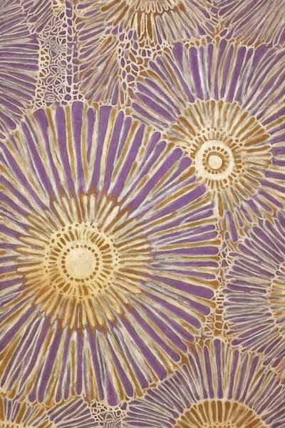 Summer Flowers in Violet Shades by Whale & Sons