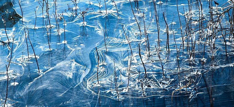 Natuurlijke Abstractie in  Ijsvormen van Peter Venema