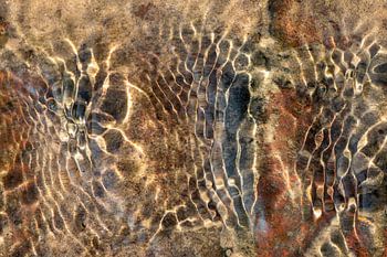 Waterrimpels bij de waterval Loenen