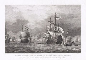Bataille maritime de quatre jours, 1666 sur Atelier Liesjes