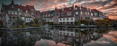 Huizen aan het water