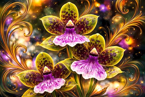 Orchideeen Jugendstil