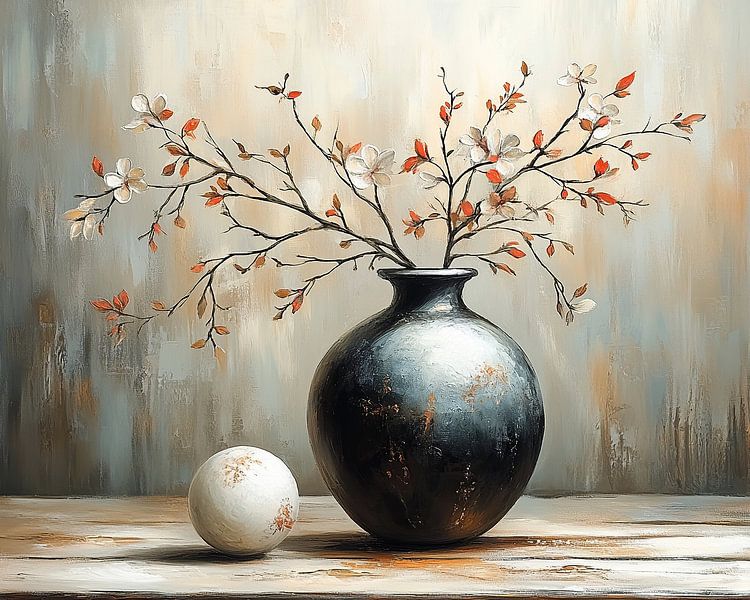 Autumn Still Life Modern by Art Whims