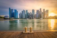 Sonnenuntergang in Singapur I