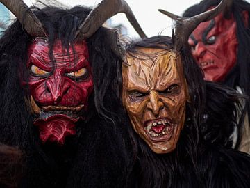 Gruppe von Krampusse von Christian Mueller