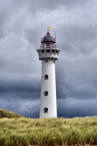 Leuchtturm von Egmond an einem Sommernachmittag I