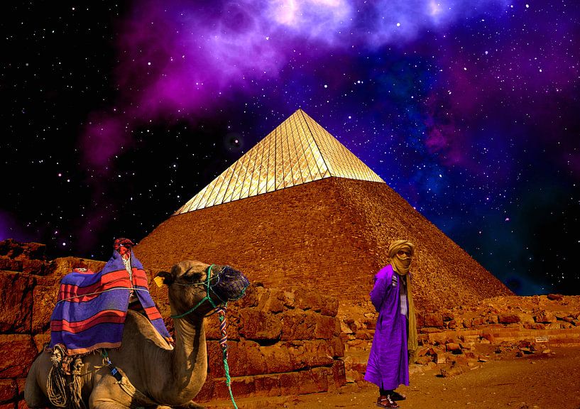 Paris meets Giza (2) - H. Fischer by mimone art