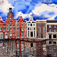 Leiden , tegenover de schouwburg.