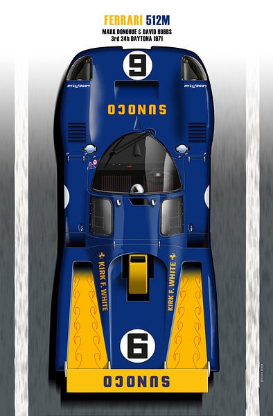Ferrari 512M Donohue, Hobbs par Theodor Decker