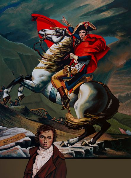 Napoleon by Jacques-Louis David Painting by Paul Meijering