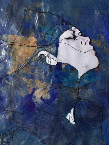 'I Want a Silk Blue Dress'. by Kim Rijntjes