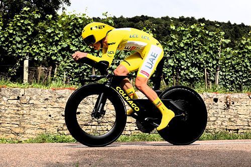 Tadej Pogacar gele fresco