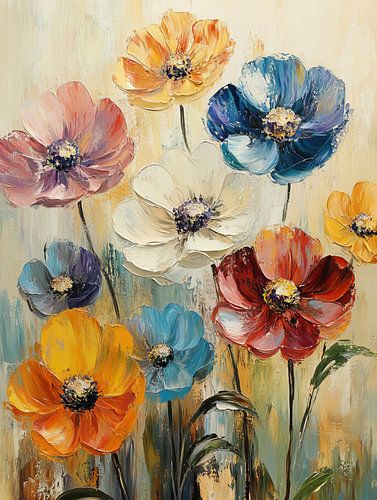 Flower explosion by Wonderful Art