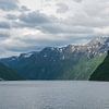 Uitzicht op het Geirangerfjord, Noorwegen van Capture the Light