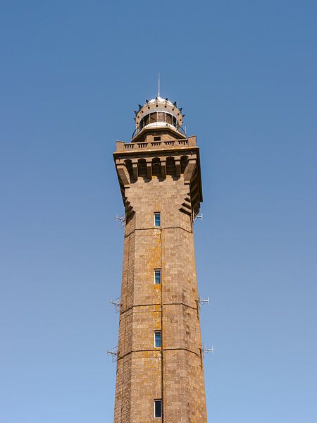 Brittany lighthouse | Blue sky | Photo print France travel photography by HelloHappylife
