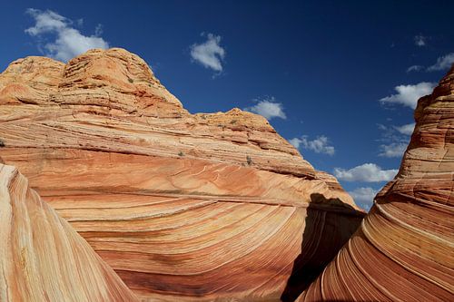 Rotsformaties in de North Coyote Buttes, deel van het Vermilion Cliffs National Monument. Dit gebied
