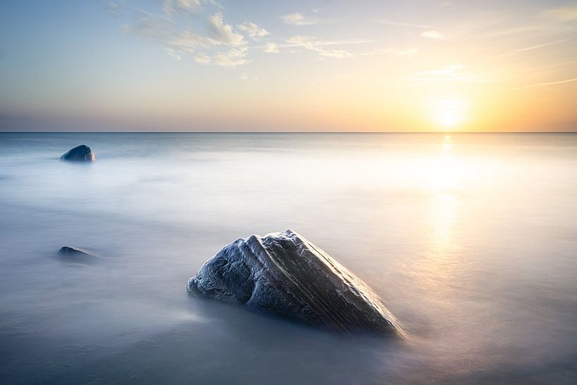 Sunrise on the Baltic Sea on Fehmarn by Nils Steiner