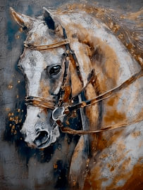 Pferd aus Beton von Marjolein Deelen