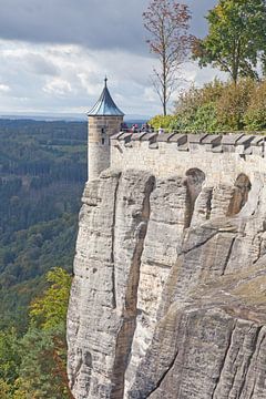 Forteresse de Königstein (Montagnes de grès de l'Elbe / Suisse saxonne) sur t.ART