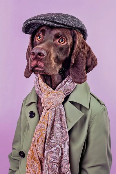 German Wirehaired Pointer by Poster Art Shop