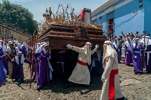 Guatemala: Paasprocessie (Antigua)