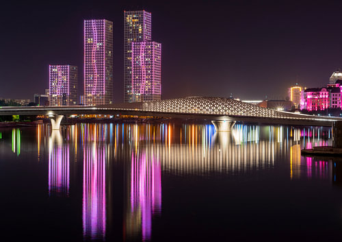 Lichtshow Astana