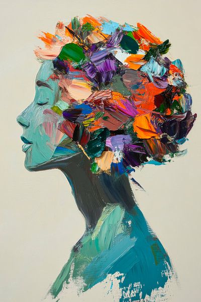 Blütenmeer der Gedanken von Poster Art Shop