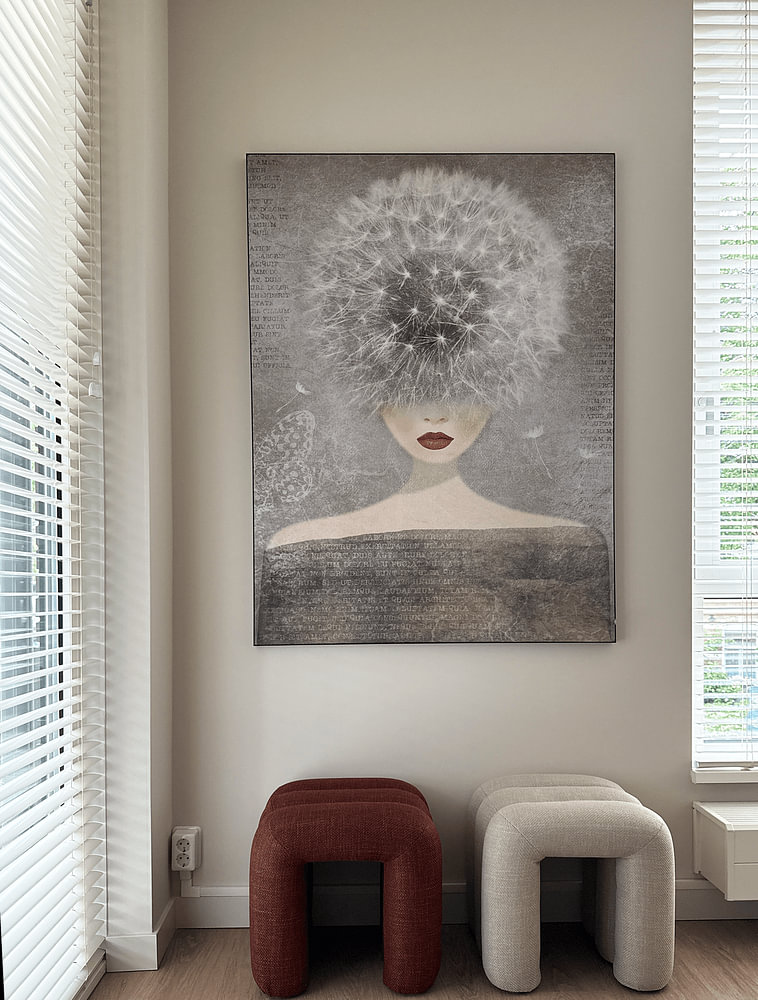 Summer coupe | Surrealistisch bloemenportret, van Mirjam Duizendstra