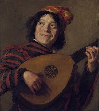 Judith Leyster, Narr auf der Laute, nach Frans Hals, 1620-1626