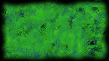 Groen abstract van Maurice Dawson