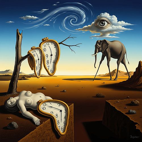 Droom voorbij de werkelijkheid – Surrealisme kunstprint