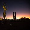 Brasilia au coucher du soleil sur Vicente M