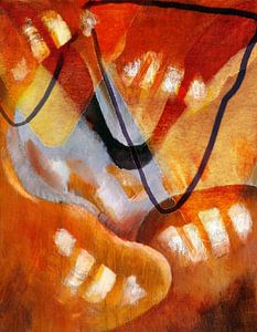 Abstract Orange by Jacky