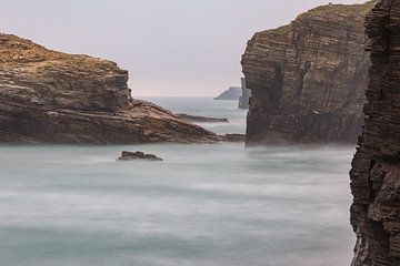 Playa de catedrales Galicia Spain by Peter Haastrecht, van