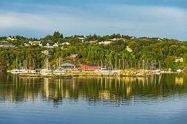 Blick auf die Stadt Bergen in Norwegen