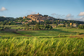 Casale Marittimo Hilltop Village in Spring, Tuscany by Stefano Orazzini