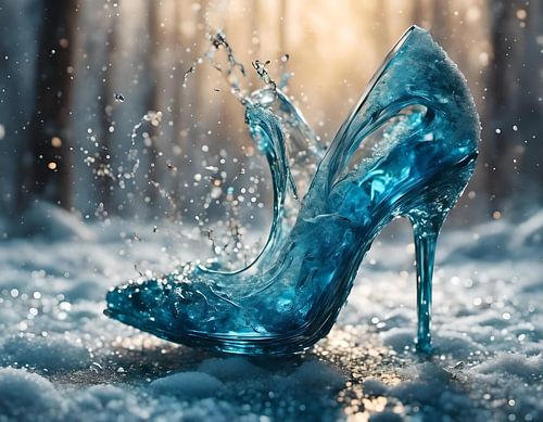 Smeltende schoonheid in de sneeuw