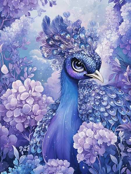 cute peacock by haroulita