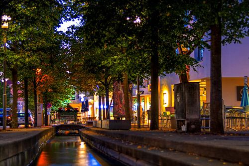 Laubach Laupheim bij nacht