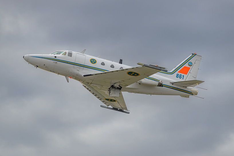 North American Sabreliner of the Swedish Air Force. by Jaap van den Berg