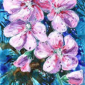 Malva 2 van Karin Steenge