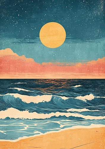 Strand Zee Zon Golven